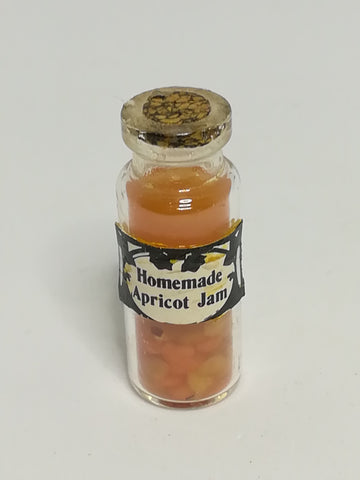 Miniature Bottle Homemade Apricot Jam (Miniature, suitable for printer's tray)