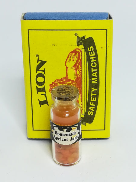 Miniature Bottle Homemade Apricot Jam (Miniature, suitable for printer's tray)