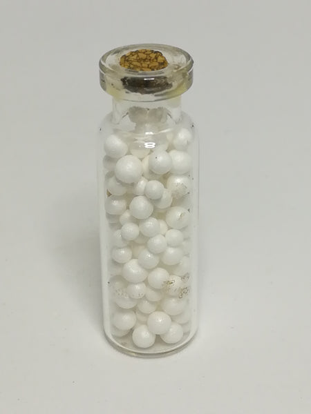 Miniature Bottle White Pills (Miniature, suitable for printer's tray)