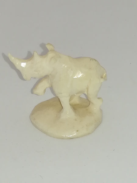 Miniature Cream Rhino (Miniature, suitable for printer's tray)