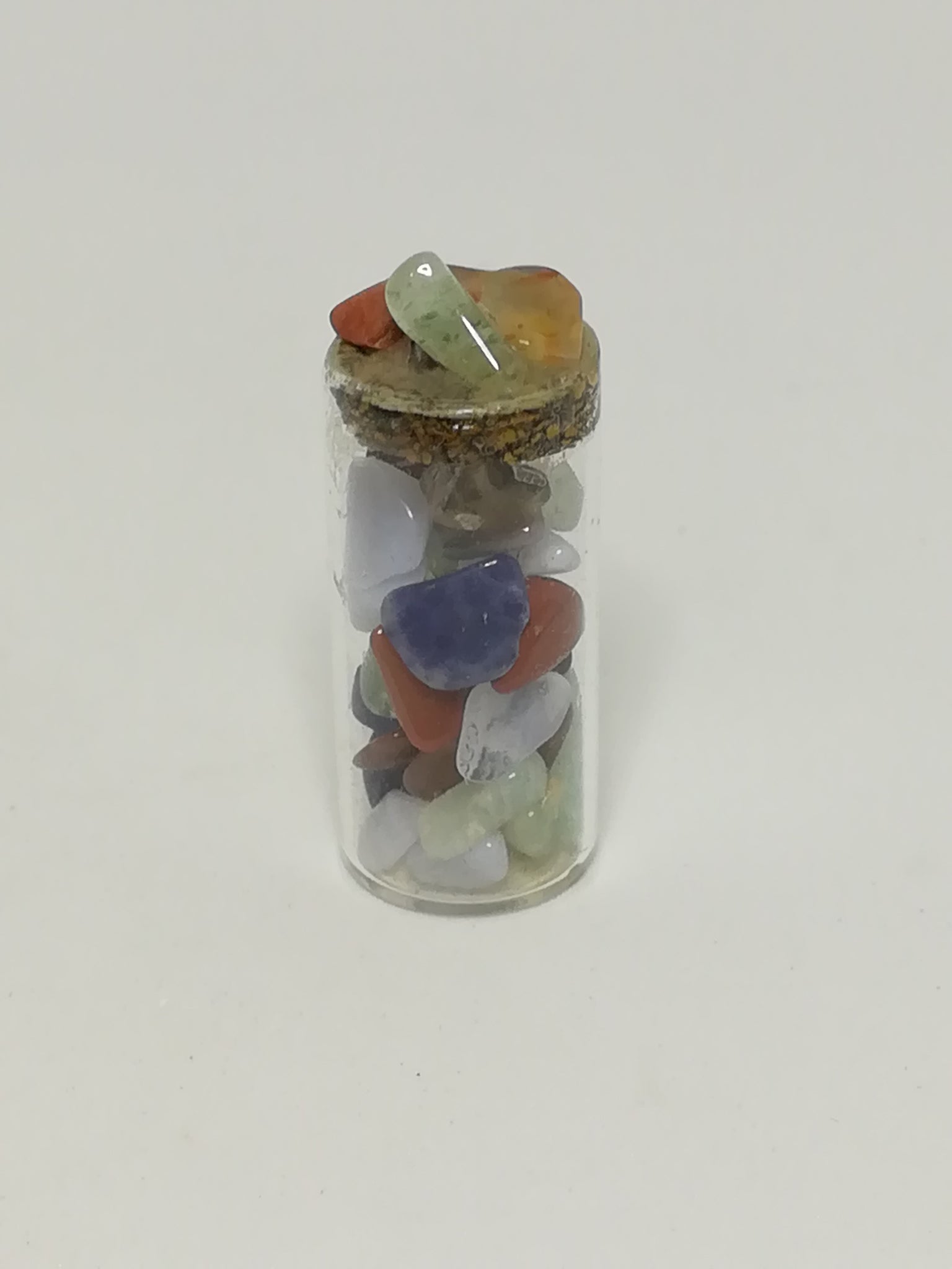 Miniature Bottle Colourful Pebbles (Miniature, suitable for printer's tray)