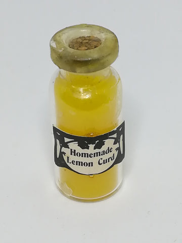 Miniature Bottle Homemade Lemon Curd (Miniature, suitable for printer's tray)
