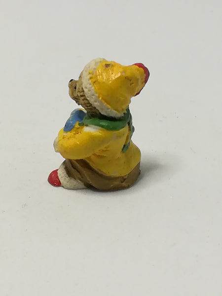 Miniature Christmas Teddy Bear - Style 2 (Miniature, suitable for printer's tray)