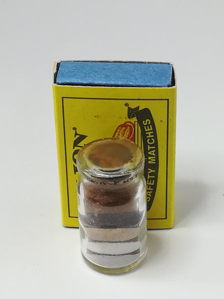 Miniature Sand Art in Glass Bottle (Relaxing Sand Colour) (Miniature, suitable for printer's tray)