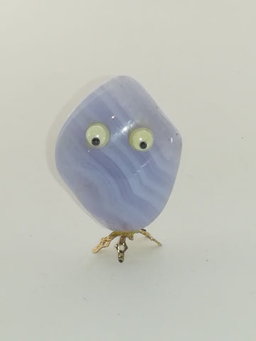 Miniature Abstract Gemstone with Small Wobbly Eyes - Style 2 (Miniature, suitable for printer's tray)