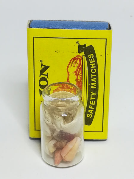 Miniature Bottle Colourful Shells (Miniature, suitable for printer's tray)