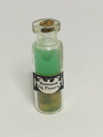 Miniature Bottle Homemade Fig Preserve (Miniature, suitable for printer's tray)