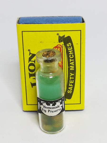 Miniature Bottle Homemade Fig Preserve (Miniature, suitable for printer's tray)