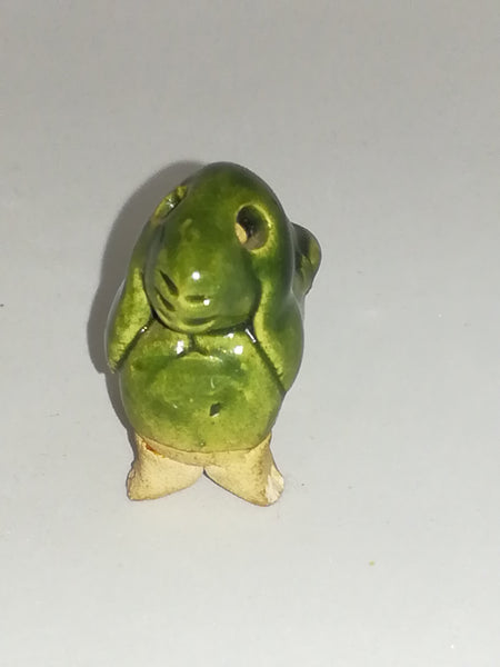Miniature Abstract Ceramic Green Sheep (Miniature, suitable for printer's tray)