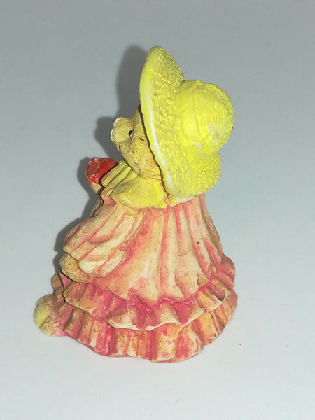 Small Ceramic 'Paddington Bear' Style Teddy Bear Lady