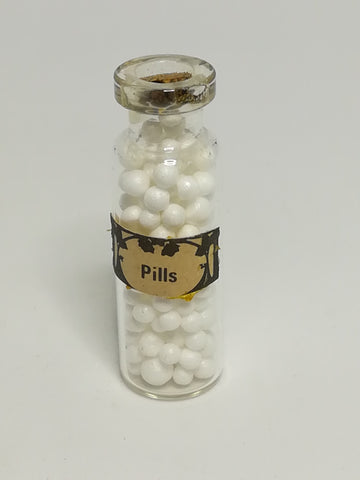 Miniature Bottle White Pills (Miniature, suitable for printer's tray)