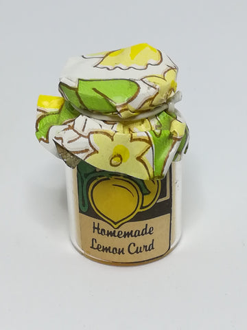 Miniature Bottle Homemade Lemon Curd (Miniature, suitable for printer's tray)