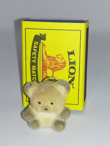 Miniature White & Grey Teddy Bear Pin (Miniature, suitable for printer's tray)