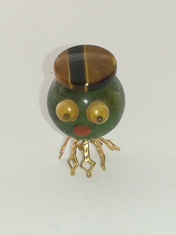 Miniature Abstract Green Gemstone (Miniature, suitable for printer's tray)