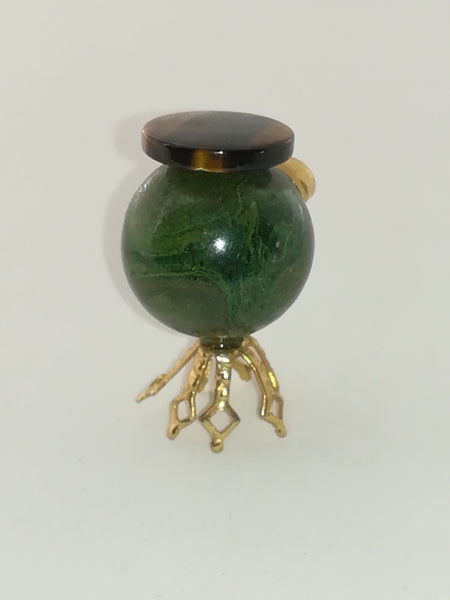 Miniature Abstract Green Gemstone (Miniature, suitable for printer's tray)
