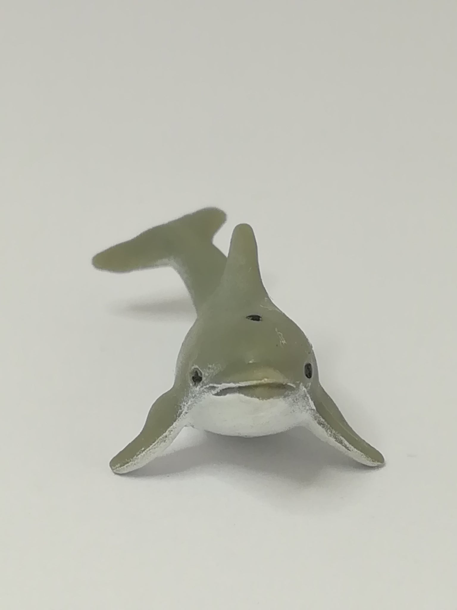 Miniature Gray & White Dolphin (Miniature, suitable for printer's tray)