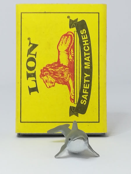 Miniature Gray & White Dolphin (Miniature, suitable for printer's tray)
