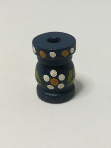 Miniature Blue Wooden Flask (Miniature, suitable for printer's tray)