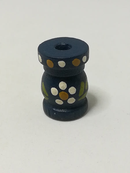 Miniature Blue Wooden Flask (Miniature, suitable for printer's tray)