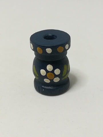 Miniature Blue Wooden Flask (Miniature, suitable for printer's tray)