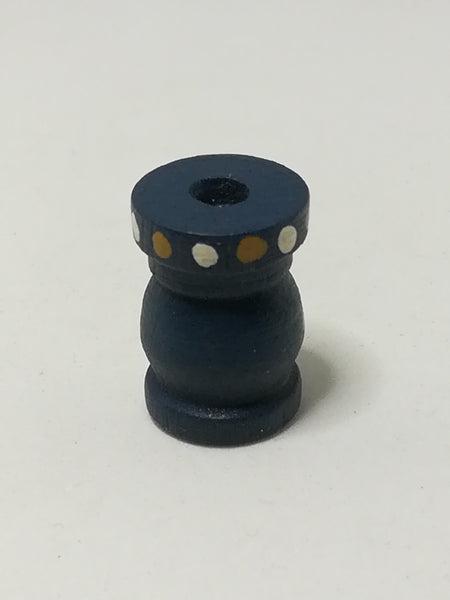 Miniature Blue Wooden Flask (Miniature, suitable for printer's tray)