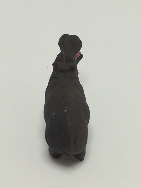 Miniature Dark Gray & Pink Hippopotamus (Miniature, suitable for printer's tray)