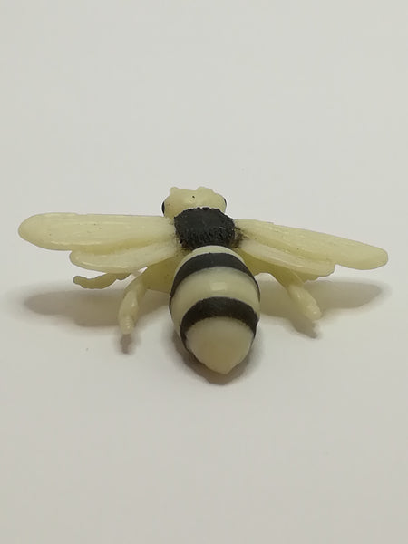 Miniature Black & White Striped Bee - like Schleich (Miniature, suitable for printer's tray)