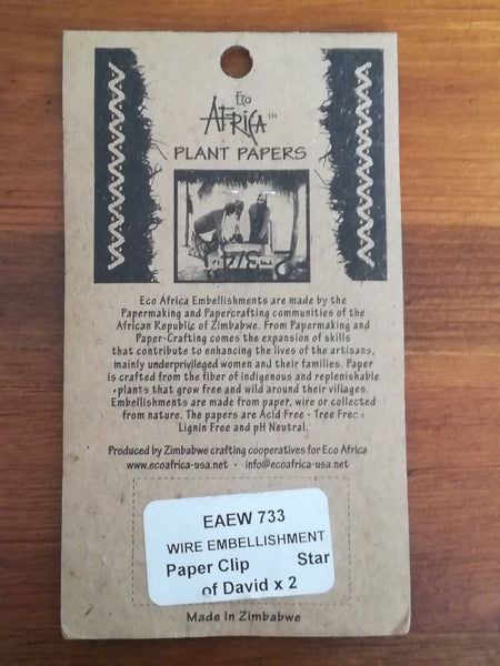 Wire Establishment Paper Clips 'Recycled' Paper (Eco -Africa)