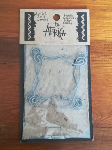 Recycled' Paper Embellishment/Eco-friendly with Wire Frame (For Scrap Booking - Decoration 'Recycled')