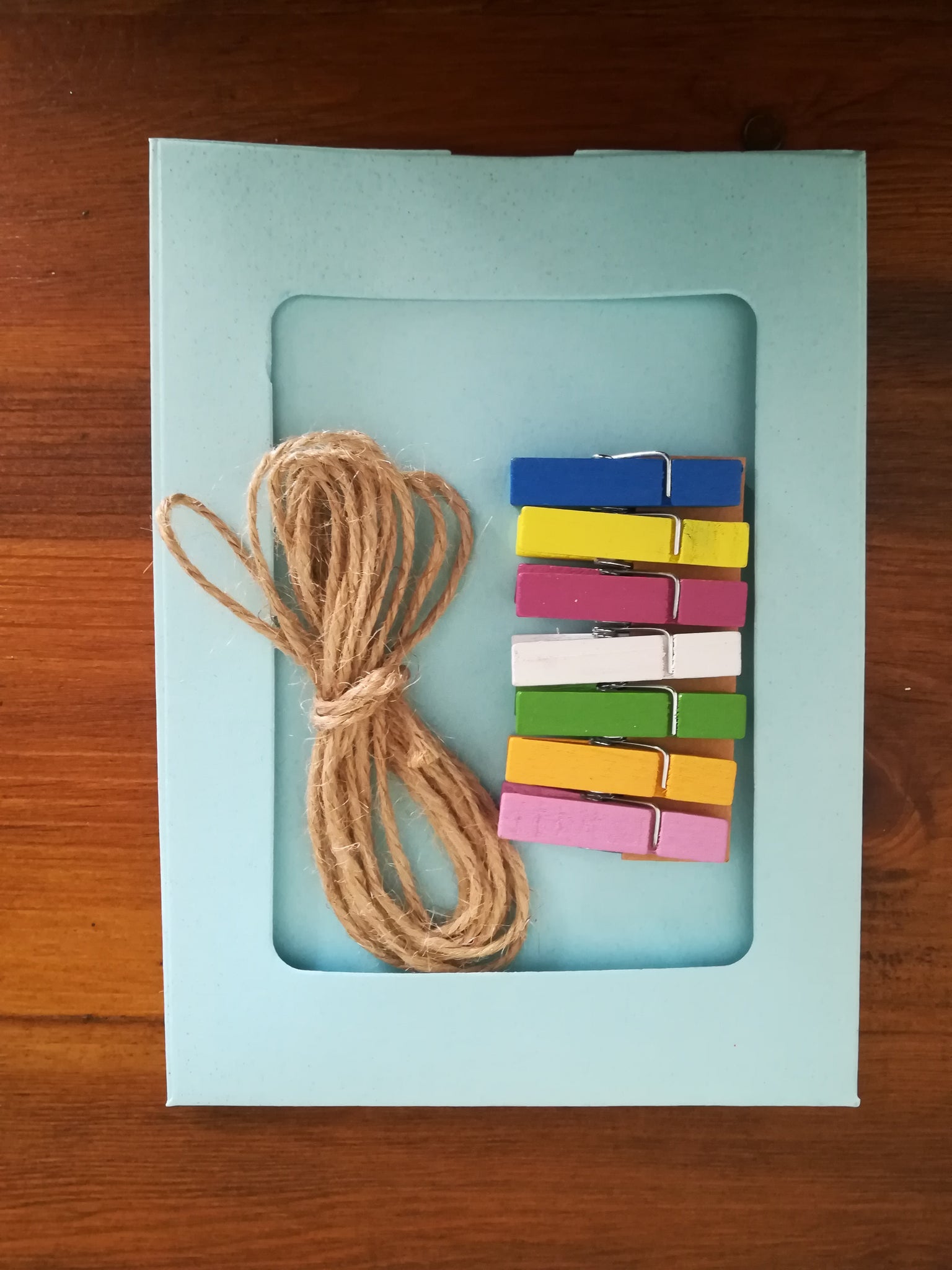 Miniso Photo Frame Blue (Cardboard)