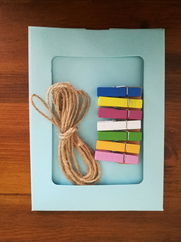 Miniso Photo Frame Blue (Cardboard)