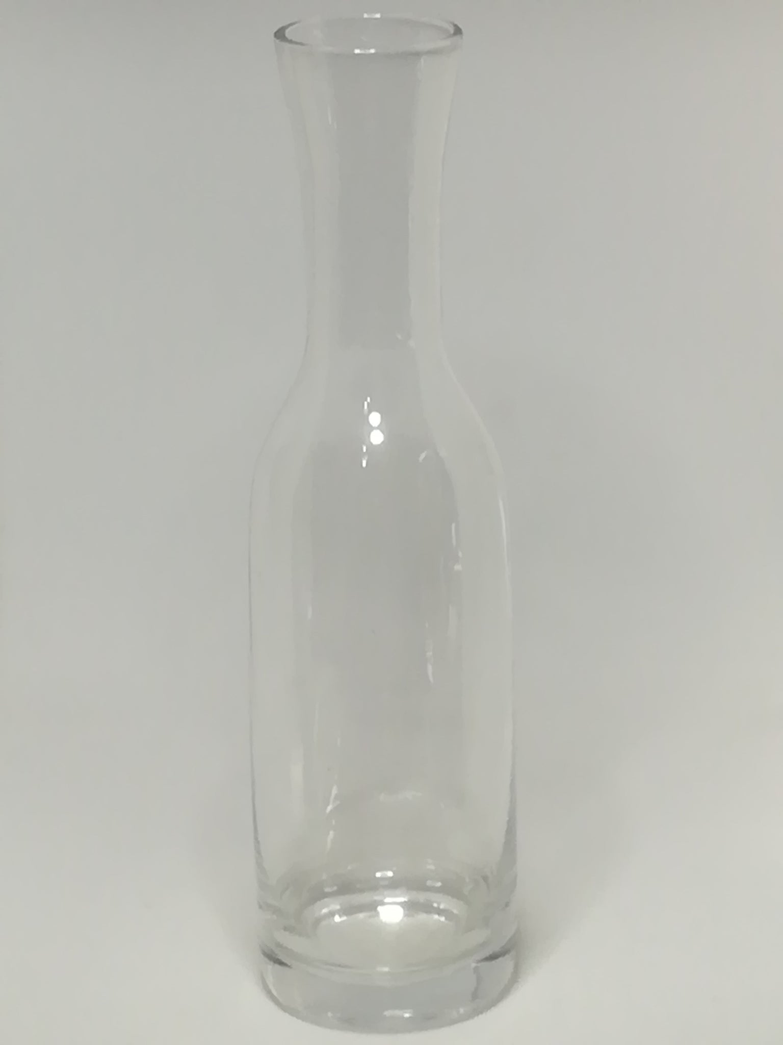 Small Clear Smooth Glass Vase