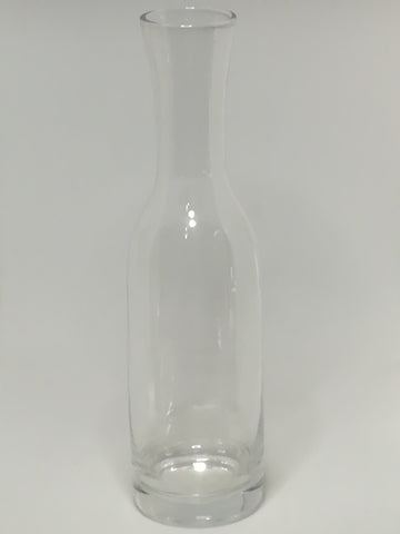 Small Clear Smooth Glass Vase