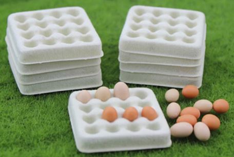 Miniature Empty Egg Tray (Miniature, suitable for printer's tray)