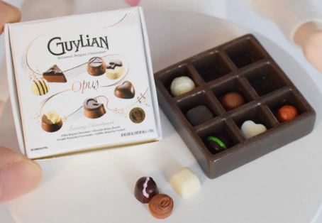 Miniature Guylian Chocolates (Miniature, suitable for printer's tray)