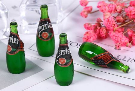 Green Bottle Water (Perrier) (Miniature, suitable for printer's tray)