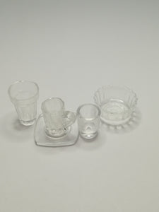 Miniature Plastic Crockery - 5 Pieces (Miniature, suitable for printer's tray)