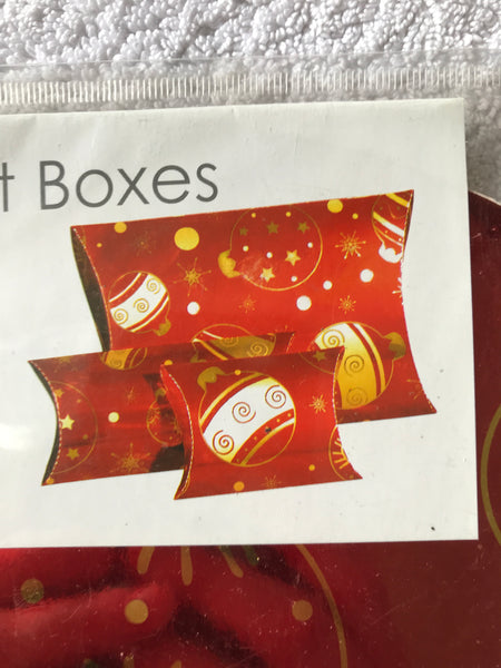 Pillow Gift Box Packaging Christmas (Large, Medium and Small)