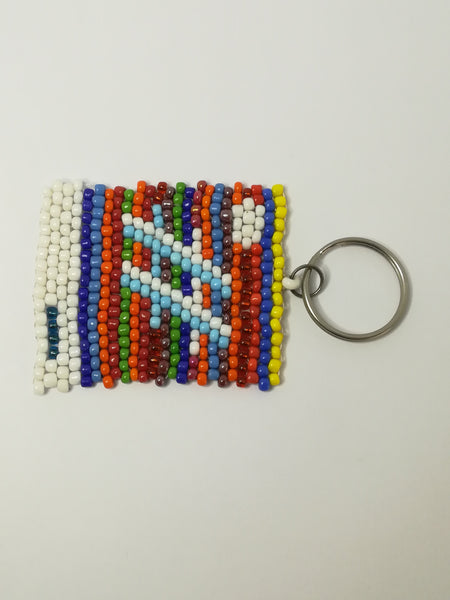 Keyring Beaded Zulu Letter