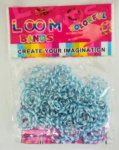 Loom Bands: Blue and White